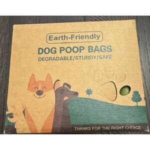 New Earth Friendly Dog Poop Bags Degradable Leakproof Study